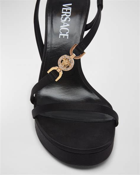 versace sandals medusa strappy|Versace platform medusa.